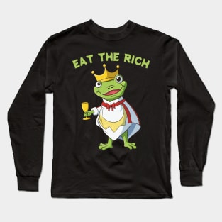 Eat The Rich Frog Long Sleeve T-Shirt